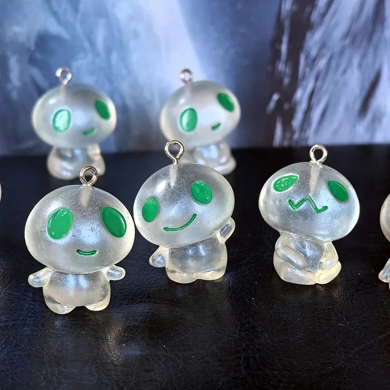 7 Buah Liontin Resin Alien Men - Resin Art Pendant ulasan dan harga