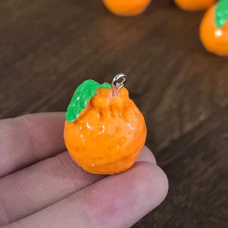 10 Buah Simulasi 3D Dekopon Or - Resin Art Pendant ulasan dan harga
