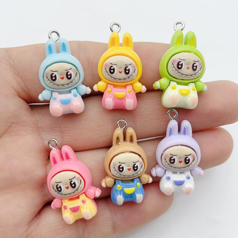 10Pcs Gantungan Resin Rumah St - Resin Art Pendant ulasan dan harga