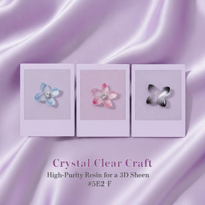 Dekorasi Seni Kuku Kupu-kupu B - Resin Art Using Flowers ulasan dan harga