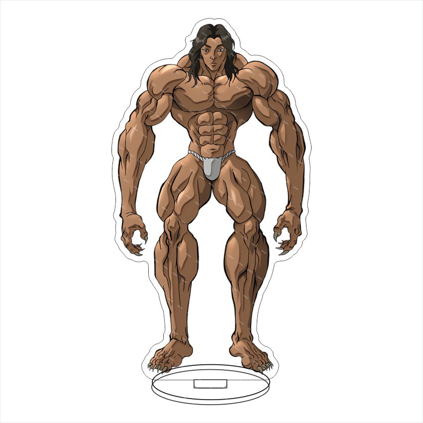 Grappler Baki Baki Hanma Figur - Resin Art Hanging ulasan dan harga