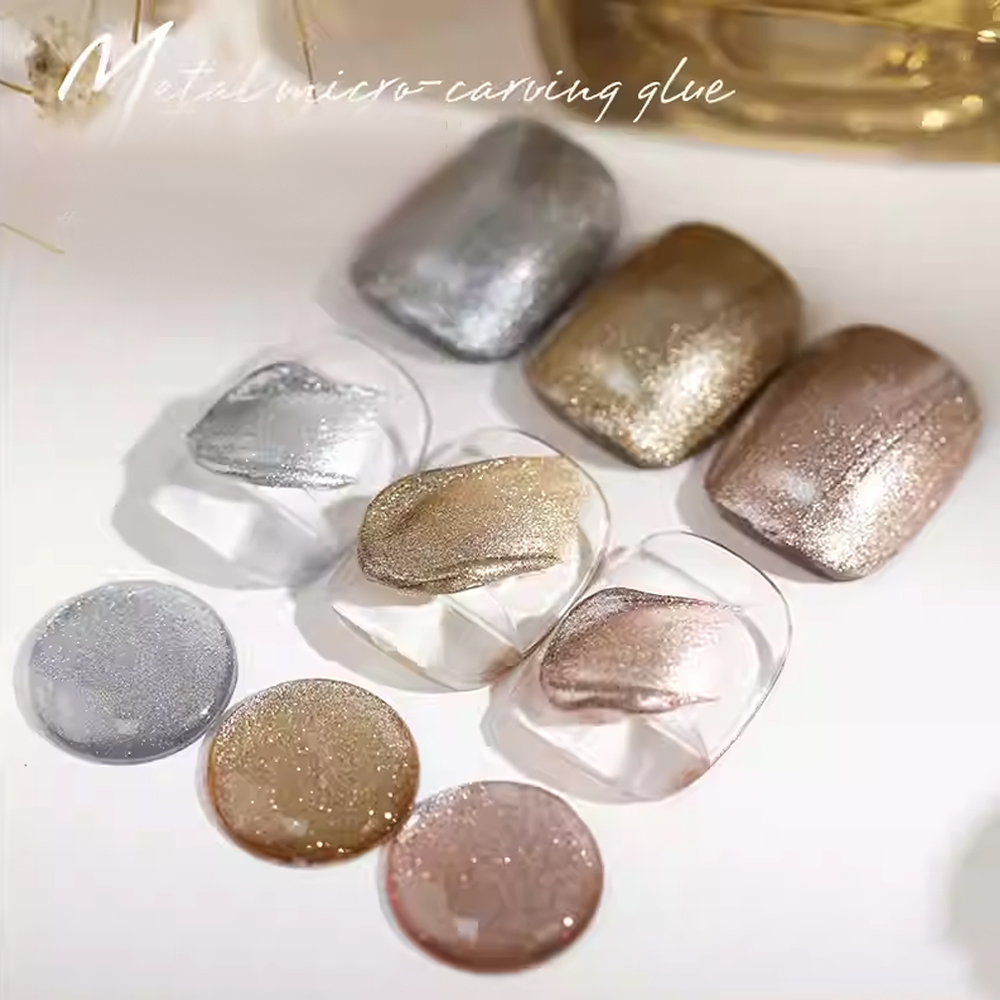 Gel Ukiran Metalik 8g, Gel Luk - Resin Art With Rose ulasan dan harga