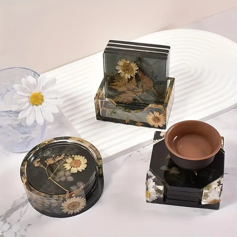 Set cetakan Resin Coaster term - Resin Art Pen ulasan dan harga