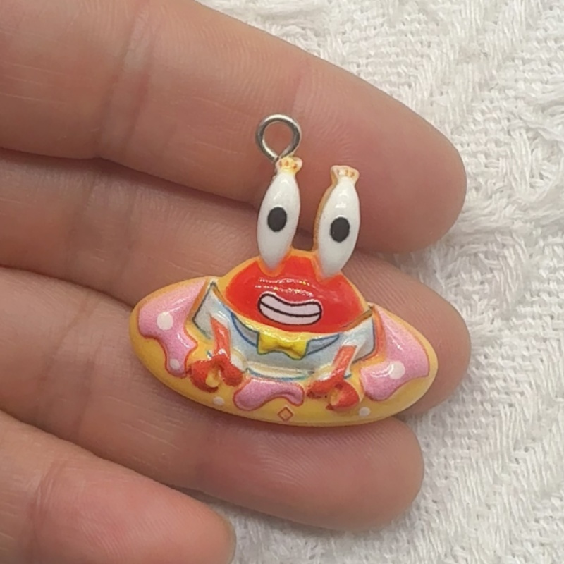 10 buah liontin resin kartun,  - Resin Art Pendant ulasan dan harga
