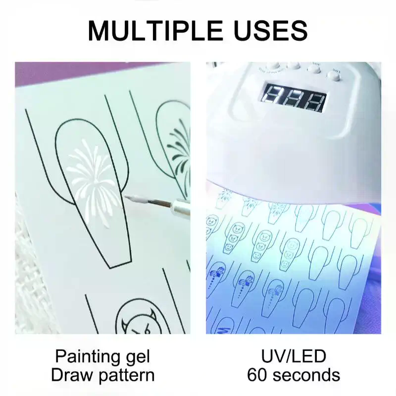 Kertas Latihan Garis Seni Kuku - Resin Art Guide Free ulasan dan harga