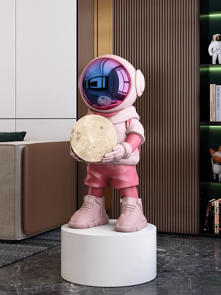 Dekorasi rumah patung astronot - Resin Art Floor ulasan dan harga