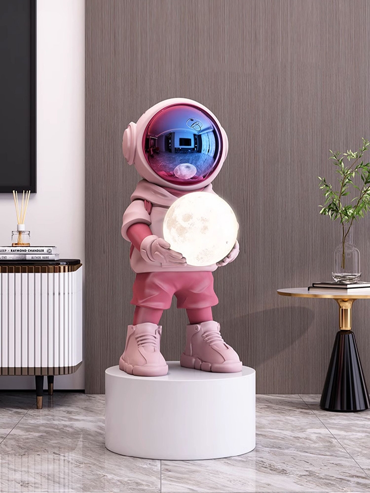 Dekorasi rumah patung astronot - Resin Art Floor ulasan dan harga