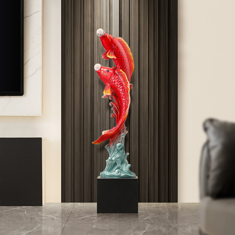 Patung ikan, patung Resin, rua - Resin Art Floor ulasan dan harga