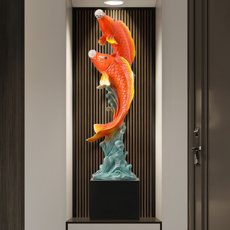 Patung ikan, patung Resin, rua - Resin Art Floor ulasan dan harga