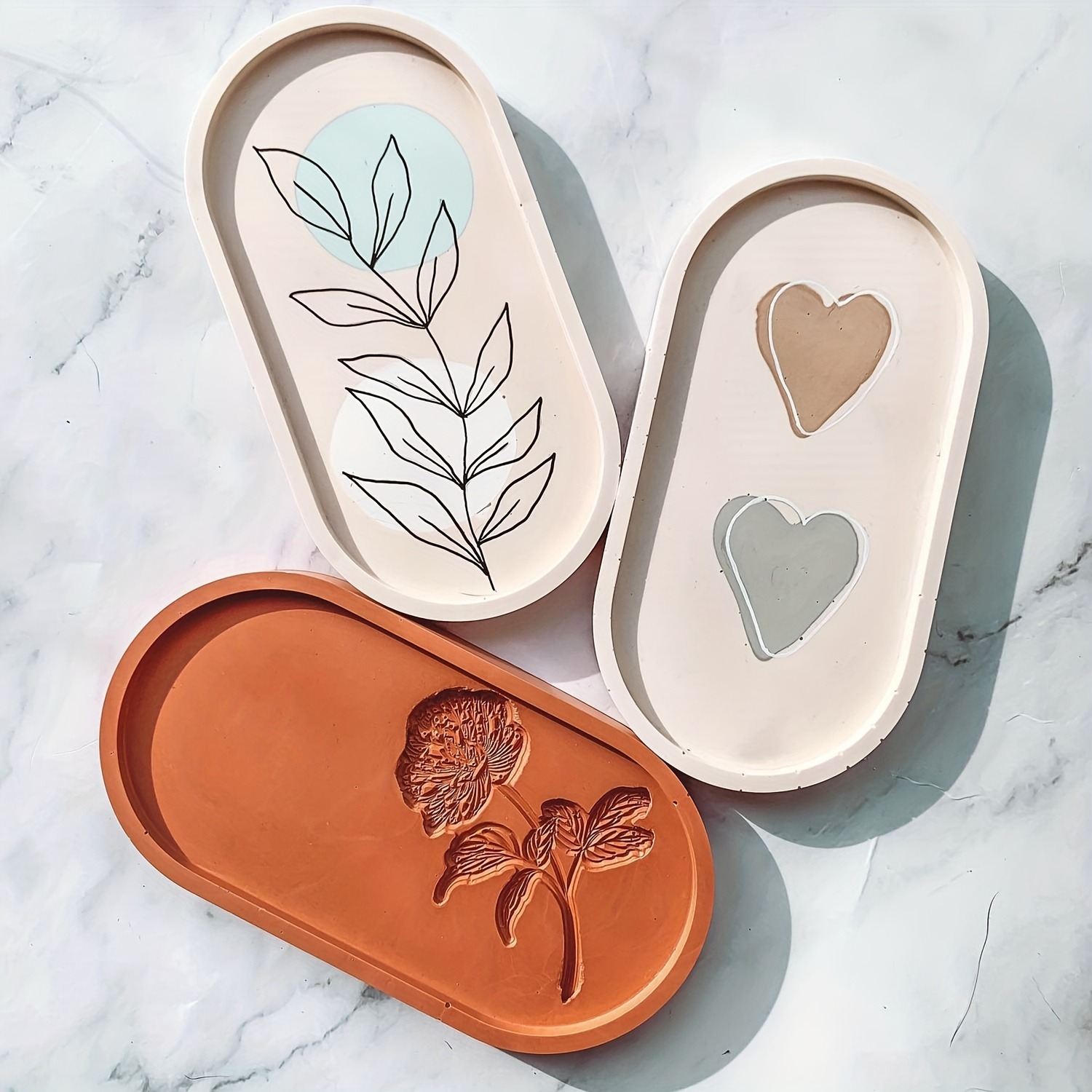 1 buah nampan cetakan silikon  - Resin Art Tray ulasan dan harga
