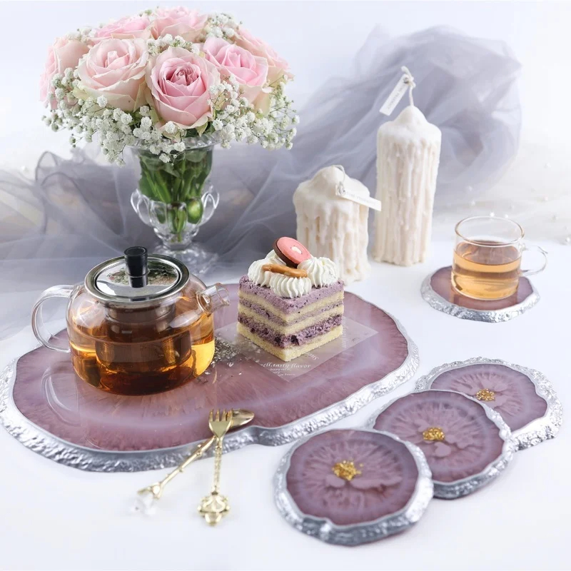 DIY Kristal Epoksi Resin Cetak - Resin Art Tray ulasan dan harga