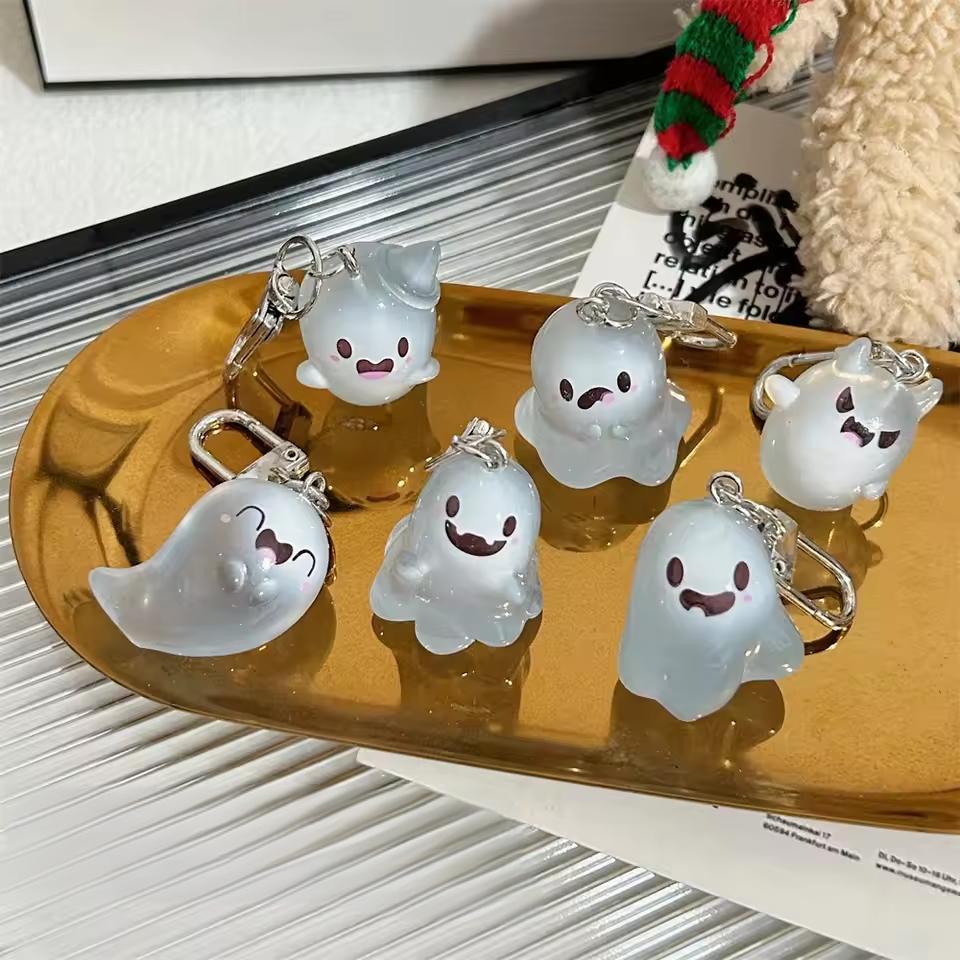 Gantungan Kunci Hantu Jelly Ha - Resin Art Hanging ulasan dan harga
